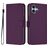 Mobigear Urban Wallet iPhone 16 Plus Hülle Klapphülle Geldbörse - Lila