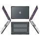Mobigear Shockproof Pro MacBook Pro 16 Zoll (2021-2024) Hardcase Hülle MacBook Case - Schwarz - Model A2485 / A2780 / A2991 / A3186