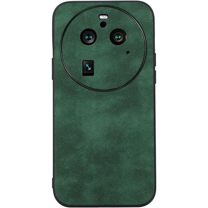 Mobigear Fabric OPPO Find X6 Pro Hülle Hardcase Backcover - Grün