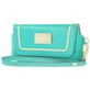 Valenta Dress Chic Echtes Leder Hülle Clutch - XXL - Türkis