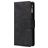 Mobigear Zipper Samsung Galaxy A51 Klapphülle Portemonnaie - Schwarz