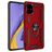 Mobigear Armor Ring Samsung Galaxy A51 Hülle Hardcase Backcover Stoßfest mit Ringhalter - Rot