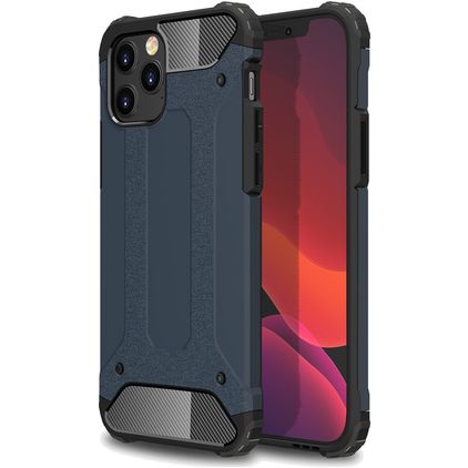 Mobigear Outdoor iPhone 12 Pro Hardcase Backcover Shockproof - Dunkelblau