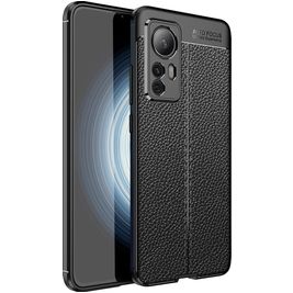 Mobigear Luxury Xiaomi 12T Hülle Flexibles TPU Backcover - Schwarz