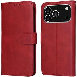 Mobigear Wallet iPhone 17 Pro Hülle Klapphülle Geldbörse - Rot