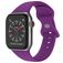 Mobigear Sport Dual Silikon Apple Watch Armband Drückerschließe - 49/46/45/44 mm - Lila