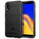 Mobigear Rugged Shield Xiaomi Redmi 9A Hülle Flexibles TPU Backcover Stoßfest - Schwarz