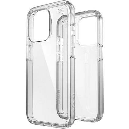 Speck Presidio Perfect Clear Durchsichtig iPhone 15 Pro Hülle Hardcase Backcover Stoßfest - Transparent