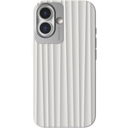 Nudient Bold iPhone 16 MagSafe Hülle Hardcase Backcover - Chalk White