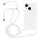 Mobigear Lanyard iPhone 14 Plus Silikon Handykette - Weiß