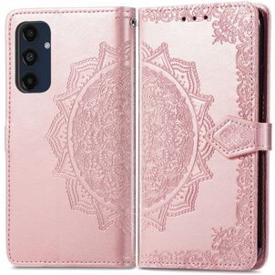 Mobigear Mandala Samsung Galaxy A16 Hülle Klapphülle Geldbörse - Roségold