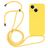 Mobigear Lanyard iPhone 15 Silikon Handykette - Gelb