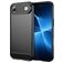 Mobigear Brushed Slim iPhone Air Hülle Flexibles TPU Backcover - Schwarz