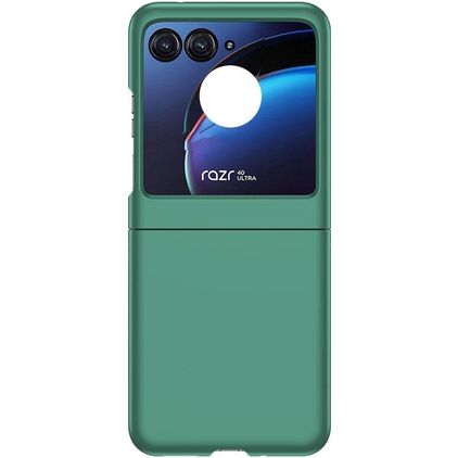 Mobigear Colors Motorola Razr 50 Hülle Hardcase Backcover - Forest Green