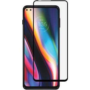 Mobigear Premium Motorola Moto G 5G Plus Panzerglas Gehärtetes Glas Displayschutz - Hüllenfreundlich - Schwarz