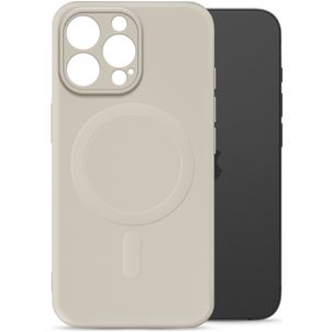 My Style Protective Flex iPhone 15 Pro MagSafe Hülle Flexibles TPU Backcover - Antique White
