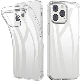 Mobigear Basics Durchsichtig iPhone 13 Pro Hülle Flexibles TPU Backcover - Transparent