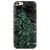 Mobigear Marble Soft Case Cover for Apple iPhone Dark Green 6 / 6s