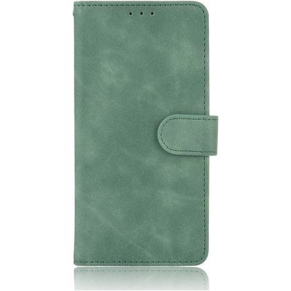 Mobigear Retro Motorola Moto G 5G Plus Hülle Klapphülle Geldbörse - Grün