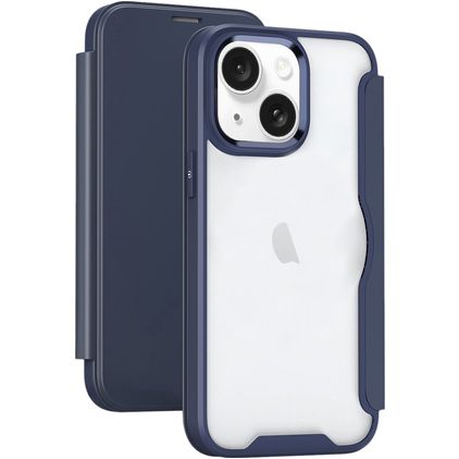 Mobigear Smart Fit iPhone 15 Hülle Hardcase Klapphülle - Lila