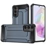 Mobigear Outdoor Samsung Galaxy A35 Hülle Hardcase Backcover Stoßfest - Marineblau