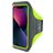 Mobiparts Comfort Fit Handyhalterung Joggen iPhone 13 Pro Sporthülle Neopren Sportarmband - Neon Green