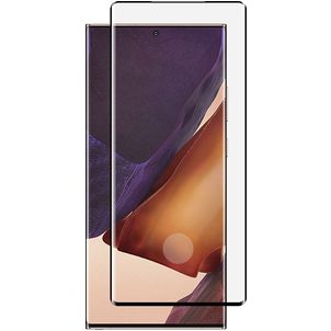 Mobigear Curved Samsung Galaxy Note 20 Ultra Panzerglas Gehärtetes Glas Displayschutz - Hüllenfreundlich - Schwarz