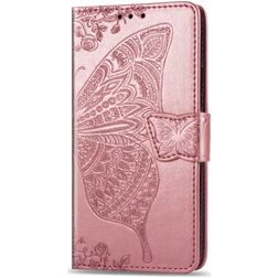 Mobigear Butterfly iPhone 11 Hülle Klapphülle Geldbörse - Roségold