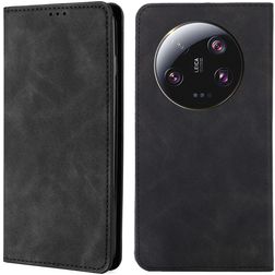Mobigear Retro Slim Xiaomi 13 Ultra Klapphülle - Schwarz