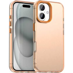 Mobigear Crystal iPhone 17 Hülle Hardcase Backcover - Orange