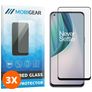Mobigear Premium OnePlus Nord N10 5G Panzerglas Gehärtetes Glas Displayschutz - Hüllenfreundlich - Schwarz (3er Pack)
