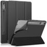 Mobigear Tri-Fold Gel Lenovo Tab P12 Hülle TPU,Kunstleder Klapphülle - Schwarz