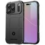 Mobigear Rugged Shield iPhone 18 Pro Hülle Flexibles TPU Backcover Stoßfest - Schwarz