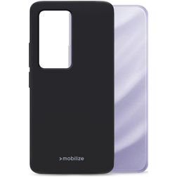 Mobilize Rubber Gelly Xiaomi Redmi 15 Hülle Flexibles TPU Backcover - Schwarz
