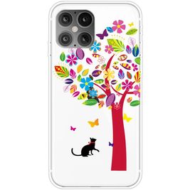 Mobigear Design iPhone 12 Pro Max Hülle Flexibles TPU Backcover - Baum