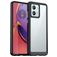 Mobigear Crystal Motorola Moto G84 Hülle Hardcase Backcover - Schwarz