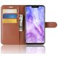 Mobigear Classic Huawei Nova 3 Hülle Klapphülle Geldbörse - Cognac