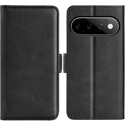 Mobigear Slim Magnet Google Pixel 11 Hülle Klapphülle Geldbörse - Schwarz
