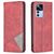 Mobigear Rhombus Slim Xiaomi 12T Hülle Klapphülle - Rot