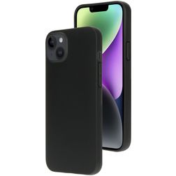 Mobiparts Classic iPhone 14 Plus Hülle Flexibles TPU Backcover - Matt Black