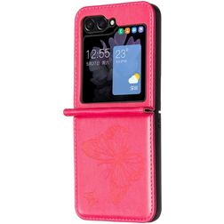 Mobigear Butterfly Samsung Galaxy Z Flip 6 Hülle Backcover - Pink