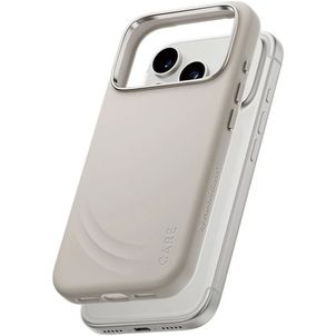 CARE by PanzerGlass Feature FLOW iPhone 17 Pro Silikon MagSafe Backcover Shockproof - Vanilla