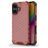 Mobigear Honeycomb iPhone 16 Hülle Hardcase Backcover Stoßfest - Rot