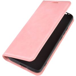 Mobigear Retro Slim POCO F2 Pro Hülle Klapphülle Geldbörse - Pink