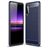 Mobigear Brushed Slim Sony Xperia 10 II Hülle Flexibles TPU Backcover - Blau