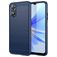 Mobigear Brushed Slim OPPO A17 Hülle Flexibles TPU Backcover - Blau