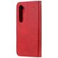 Mobigear Zipper Xiaomi Mi Note 10 Lite Hülle Klapphülle Geldbörse - Rot