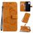 Mobigear Butterfly Samsung Galaxy A71 Klapphülle Portemonnaie - Cognac