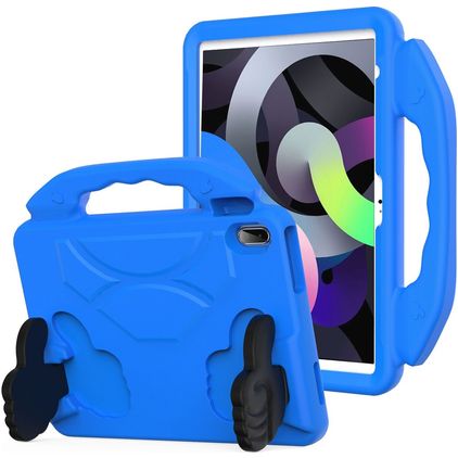 Mobigear Thumbs Up iPad 10 (2022) Tablet Hülle für Kinder mit Tragegriff - Blau