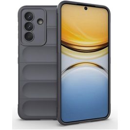 Mobigear Bumpy Samsung Galaxy A57 Hülle Flexibles TPU Backcover - Grau